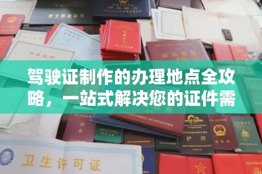大园驾驶证制作的办理地点全攻略，一站式解决您的证件需求
