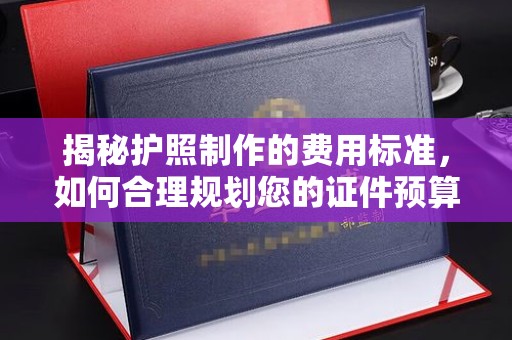 大园揭秘护照制作的费用标准，如何合理规划您的证件预算