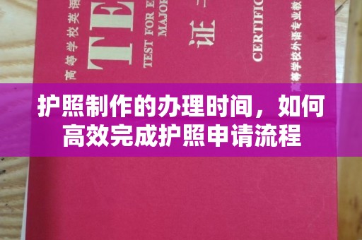 大园护照制作的办理时间，如何高效完成护照申请流程