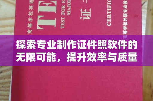 大园探索专业制作证件照软件的无限可能，提升效率与质量
