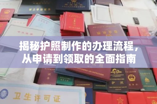 大园揭秘护照制作的办理流程，从申请到领取的全面指南