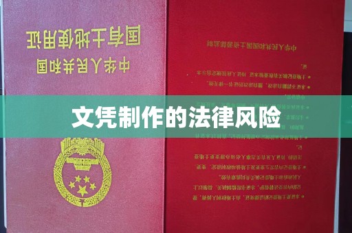 大园文凭制作的法律风险