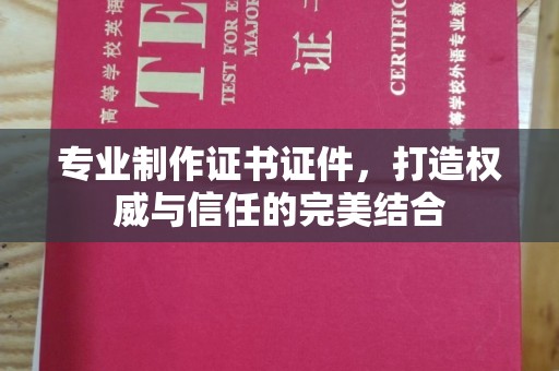 大园专业制作证书证件，打造权威与信任的完美结合