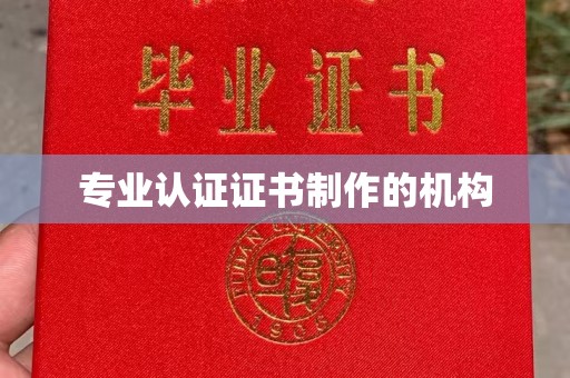 大园专业认证证书制作的机构