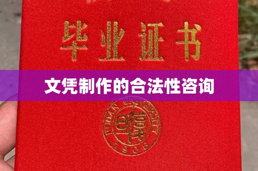 大园文凭制作的合法性咨询