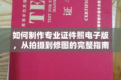 大园如何制作专业证件照电子版，从拍摄到修图的完整指南